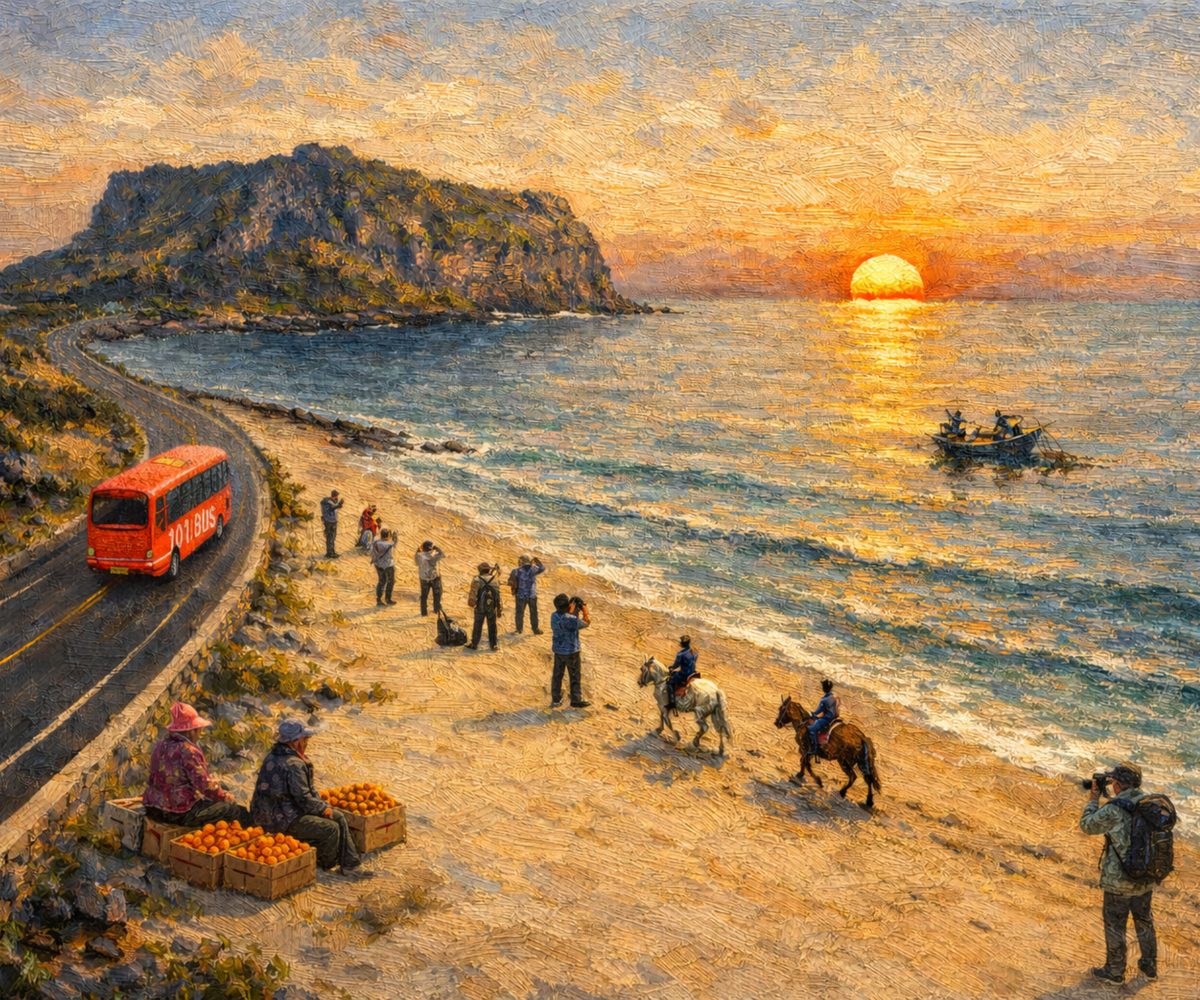 병오년 제주 성산일출봉